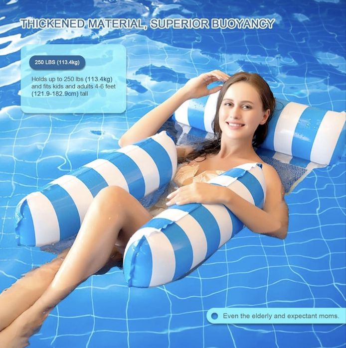 Tapete de piscina insuflável
