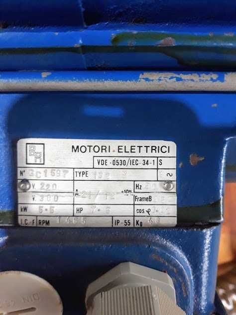 Bomba de pressão óleo para prensa 7,5cv