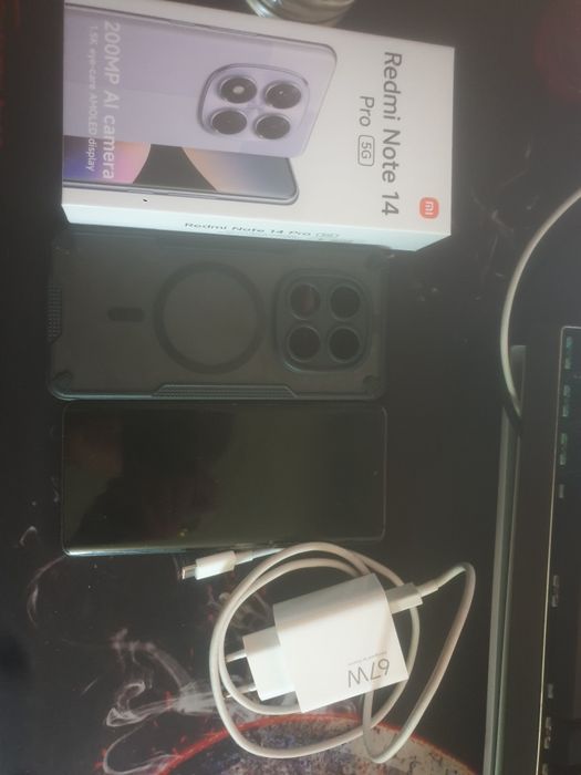 Redmi Note 14 Pro 5G 8/256GB – 200MP AI + HyperCharge 67W + case