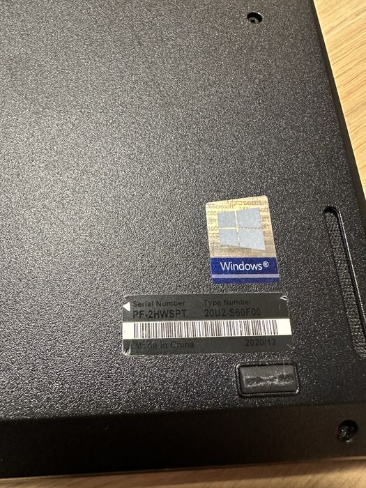 Laptop Lenovo ThinkPad gen 1