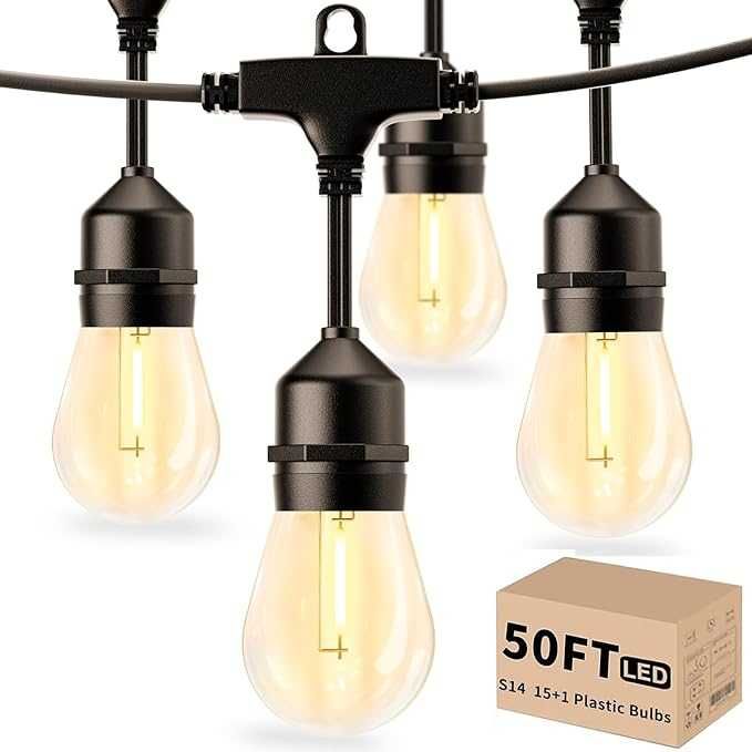 Grinaldas Luzes exterior arraial pátio, jardim ou terraço 15 Metros