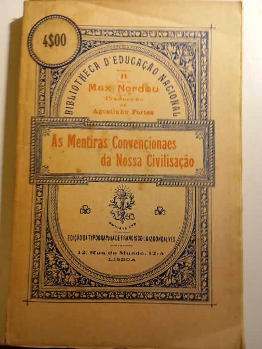 Max Nordau, As mentiras Convencionais