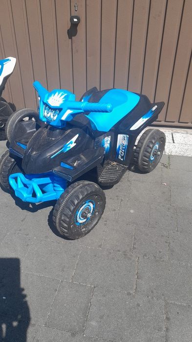 Elektryczny motor BMW + Quad dla dziecka (zestaw 2 szt. + ładowarka)