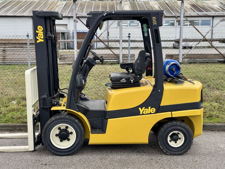 YALE [2012] wózek widlowy 3000kg przesuw LPG KSIAZKA UDT PRZESUW