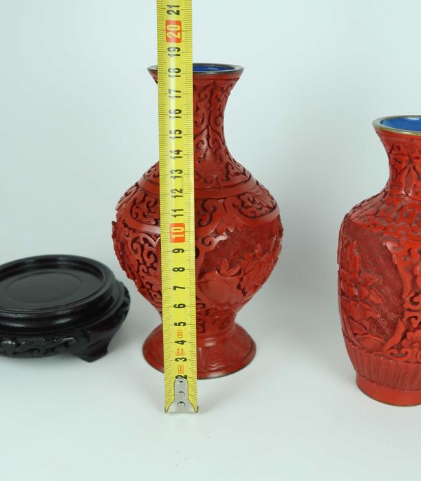 Jarras Cloisonné Cinnabar - China, CADA
