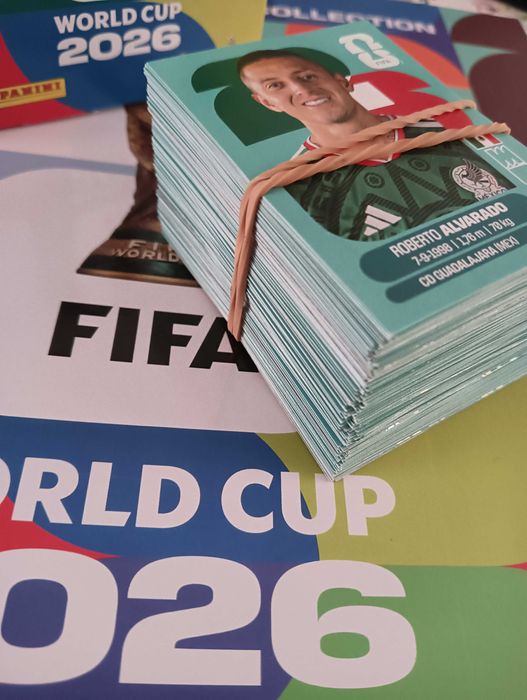 Mundial 2026 cromos figurinhas futebol