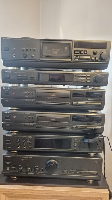 Zestaw audio Technics + kolumny Milton