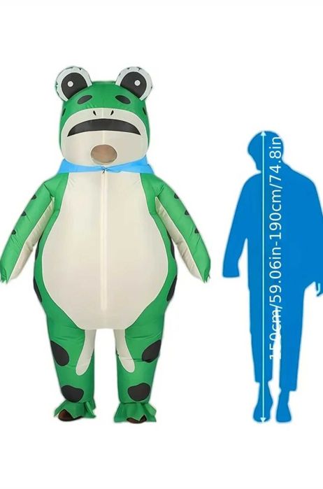 Nadmuchiwany kostium żaby