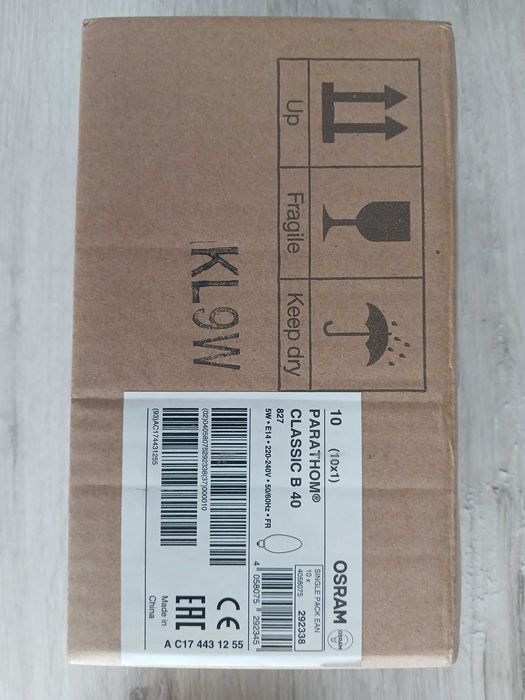 Żarówk1 LED  10 szt. świeczka E14 5W 40W 2700K OSRAM