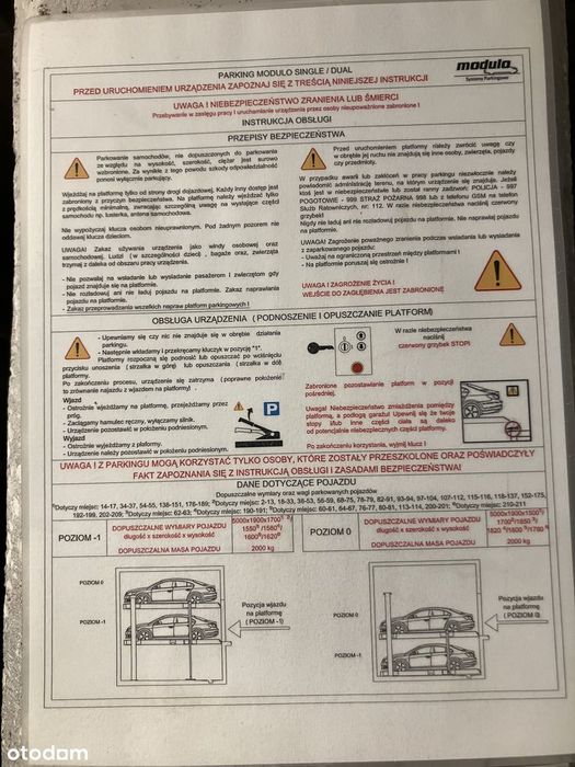 Miejsce Postojowe Platforma Teodorowicza 4 Wilanów