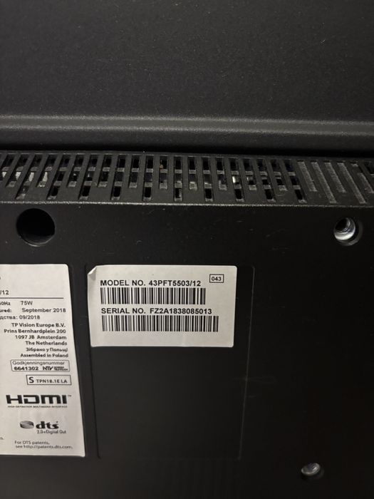 Telewizor Philips 43 full hd,hdmi
