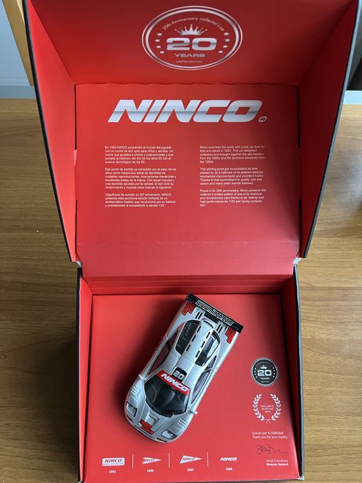 Ninco Lamborghini edicao limitada 20 anos