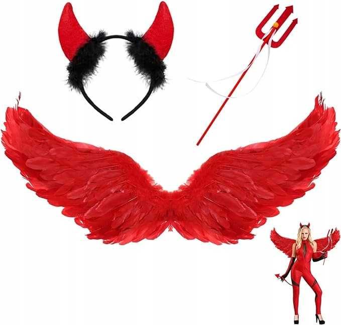 Stój Przebranie Karnawał Diablicy roz XS