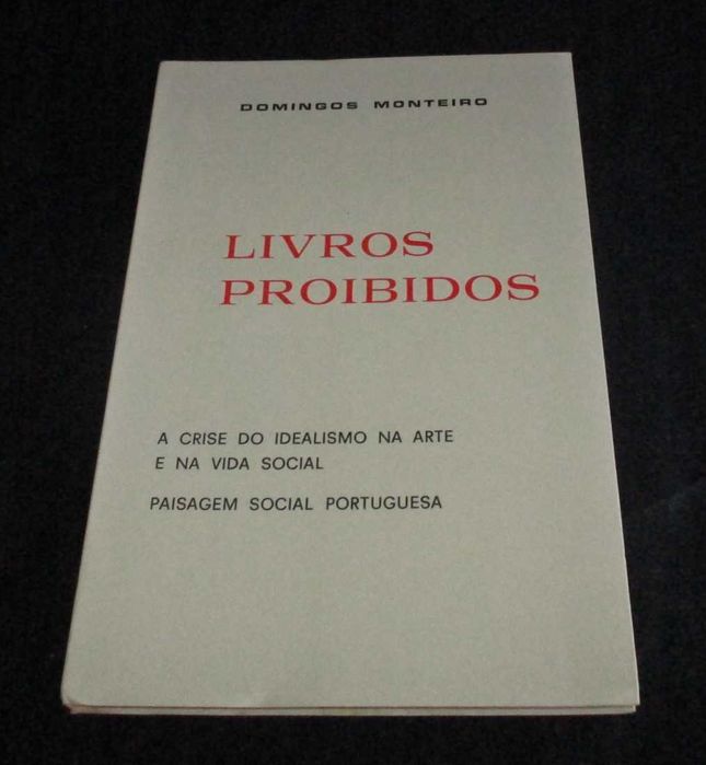 Livro Livros Proibidos Domingos Monteiro