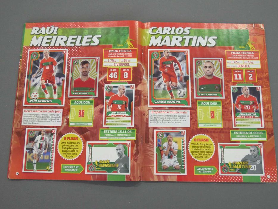 Caderneta Panini Portugal de Ouro 2011 Completa