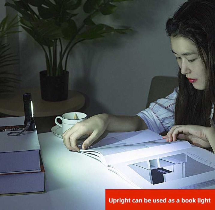 Ліхтарик Mini Q5 LED+COB 1000LM Zoom 300м (фонарик з аккумулятором)!