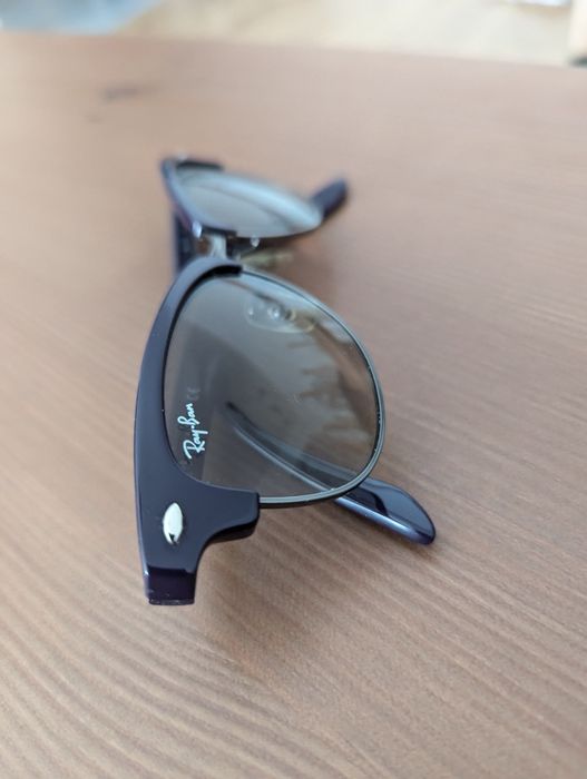 Okulary Ray-Ban ciemny fiolet