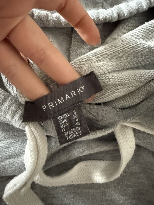 Szara bluza primark krótsza