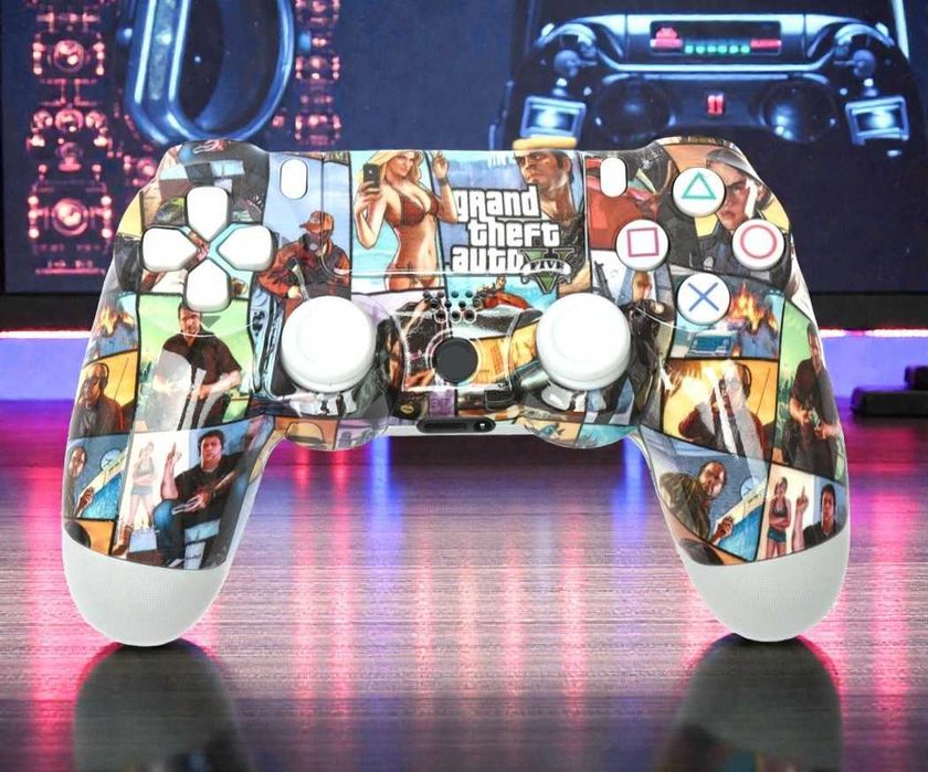 Геймпад контроллер GTA PS4 ПК джойстик Bluetooth подвійна вібрація