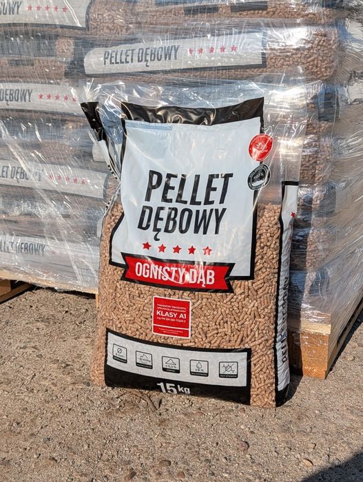 Pellet pelet drzewny polski Dębowy 100%