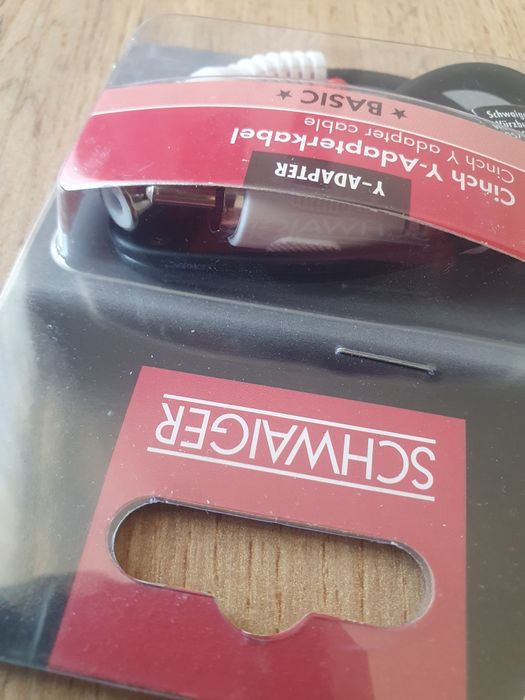 Kabel adapterowy Y cinch 0.2m Schwaiger
