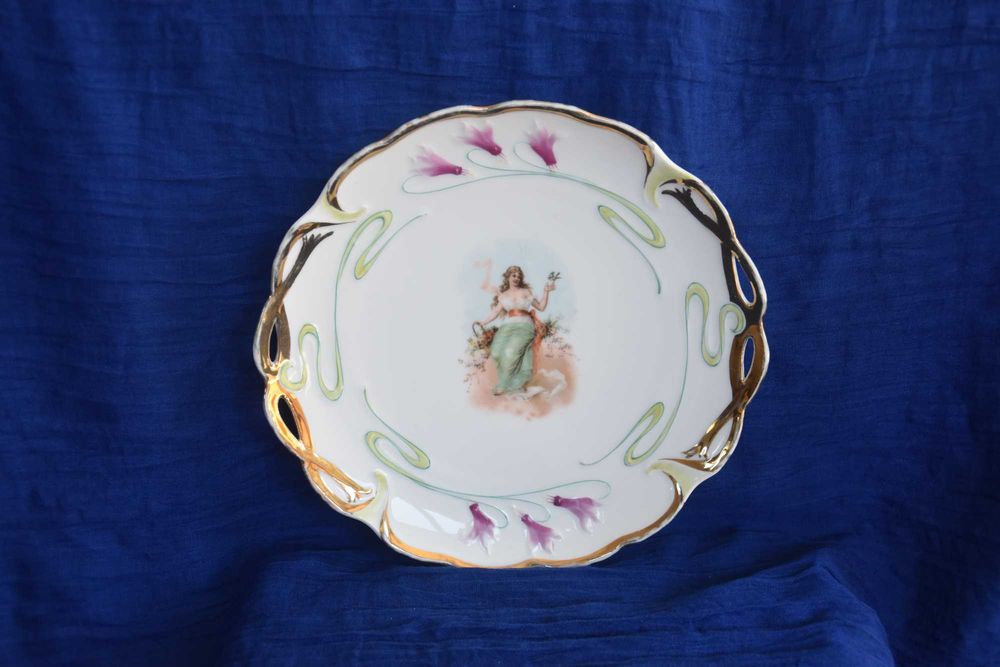 Patera Rosenthal lata od 1898 do 1900 unikat porcelana