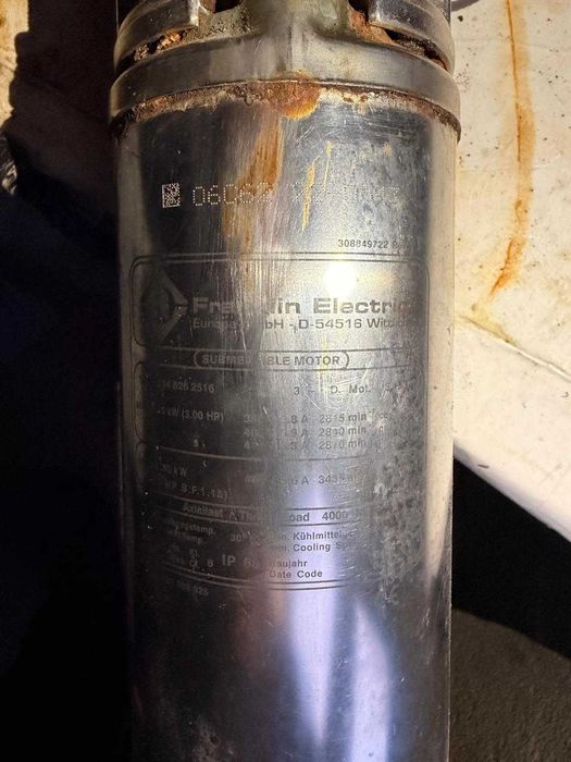 Bomba para furo como nova