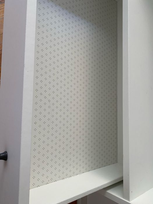 Roupeiro IKEA HAUGA com 3 gavetas – Branco 70x199 cm