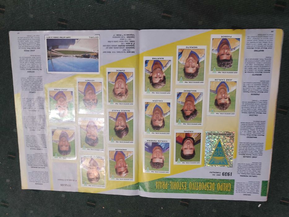 Caderneta de Cromos antiga Futebol 93/94 - Completa