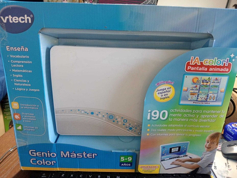 Computador Infantil VTech Genio Máster Color Bilingue (Inglês/Espanhol)