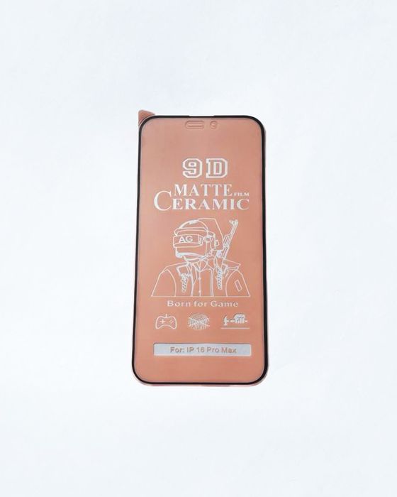 Гнучке матове скло на iPhone 9D / гибкое стекло /  Керамічне скло