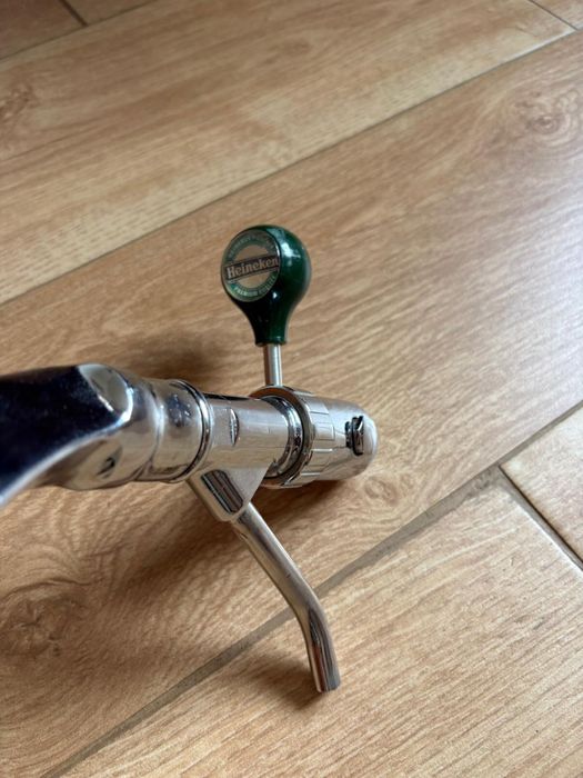 Torneira de Cerveja Heineken / Beer Tap Cromada para Máquina de Pressão
