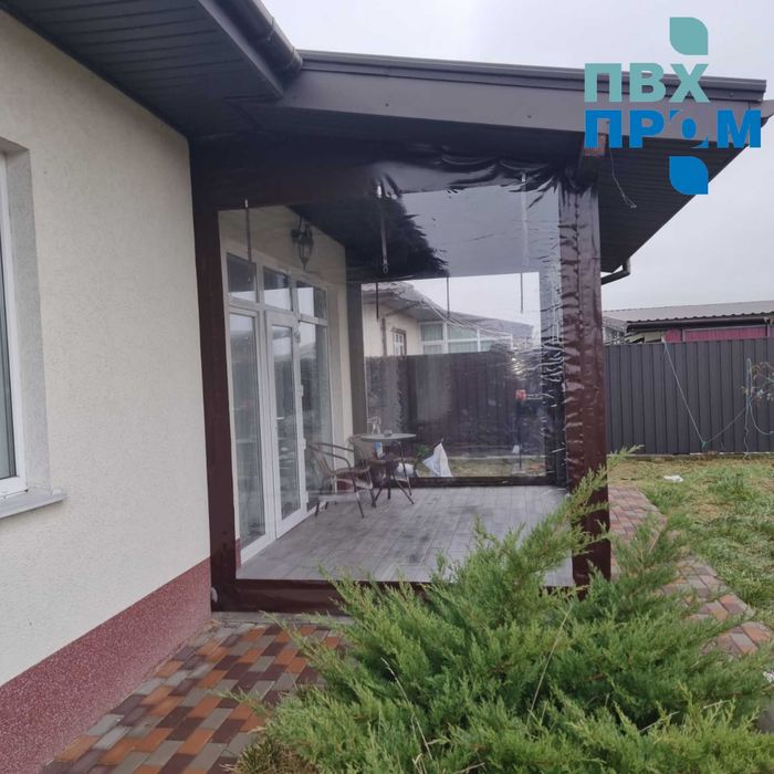 М'які вікна для терас / альтанок / веранд / штори пвх