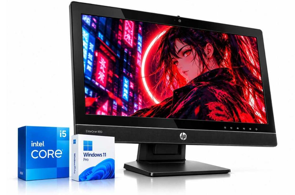 Komputer All in One HP EliteOne 800 G1 23 FullHD i5-4570S 8GB 120GB SSD W11