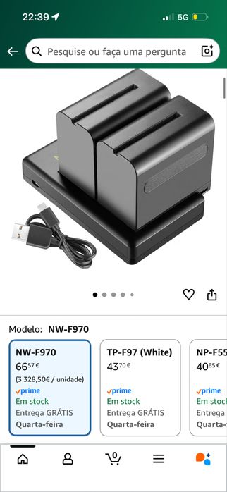 Painel de Luz LED Neewer NL660 + 2 Baterias 6600