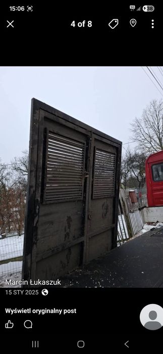 Drzwi metalowe-solidne-nowe