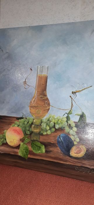 Картина маслом натюрморт 60×50 см