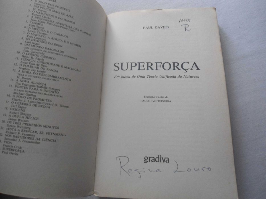 Superforça por Paul Davies
