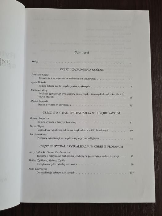 Książka Rytualizacja w komunikacji społecznej i interkulturowej