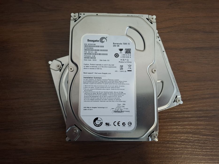 Жорсткий диск HDD Seagate Barracuda 250GB 3.5" SATA | Є 3 шт.