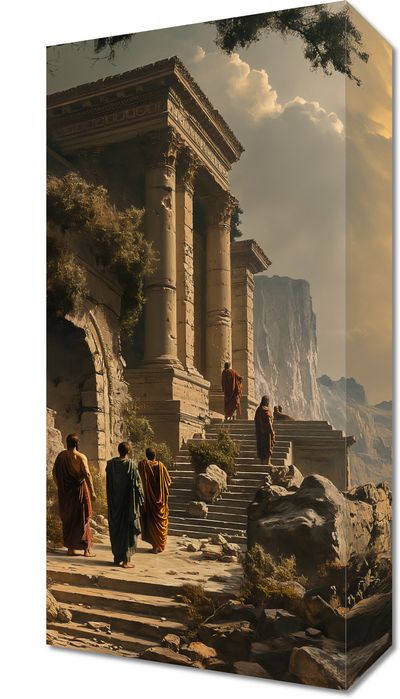 Obraz 20x40cm Świątynia Mądrości