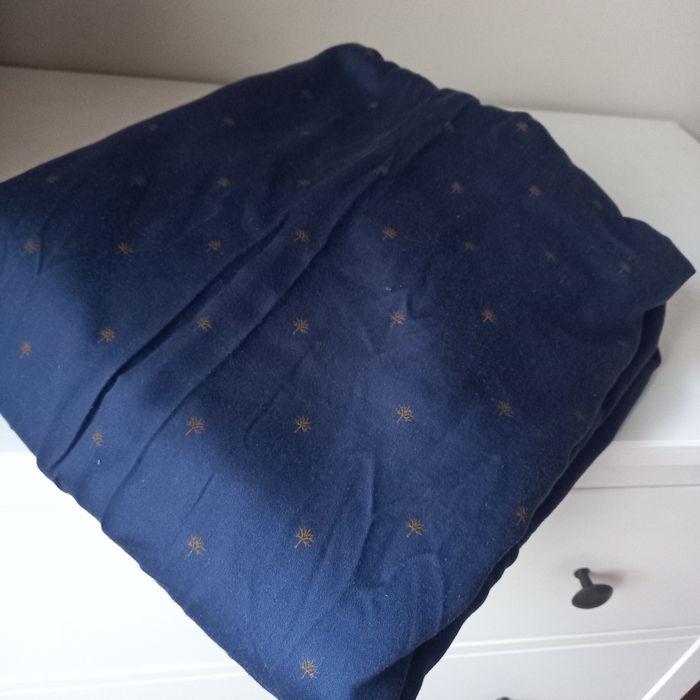 Poszewka na pościel + 2x poduszka granatowa Jysk podwójna