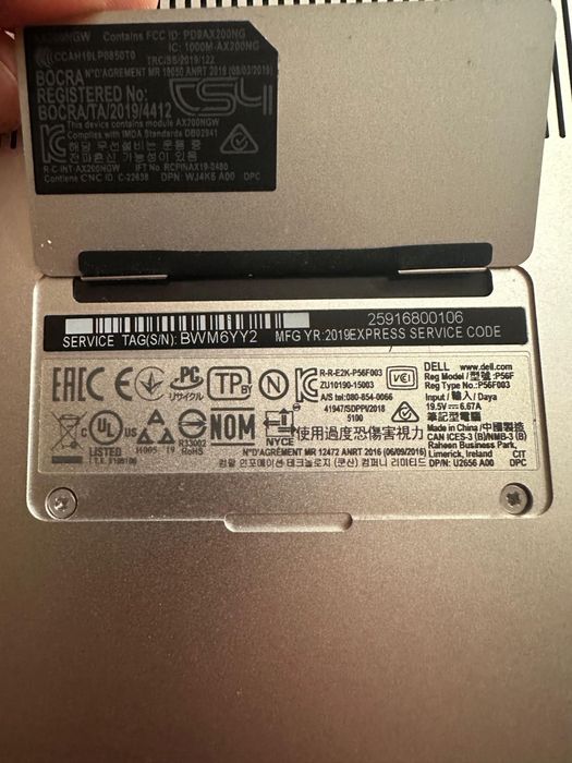 laptop  Dell XPS 15 7590