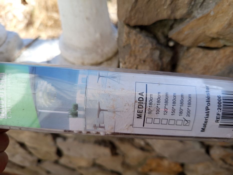 Estore cinzento 200/180  novo