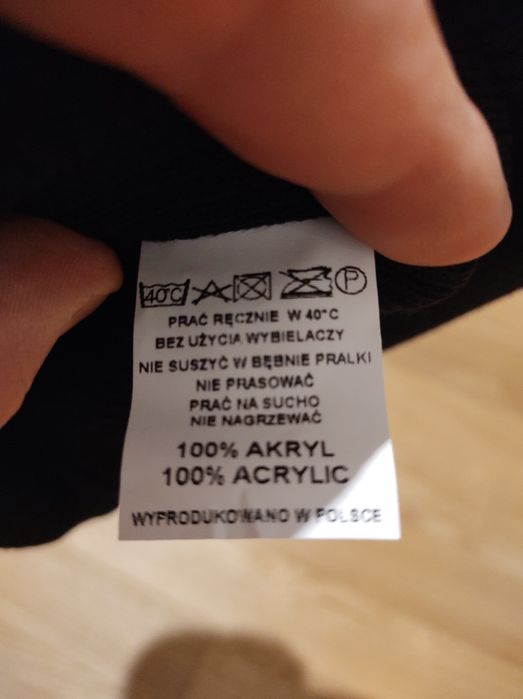 Czapka unisex czarna