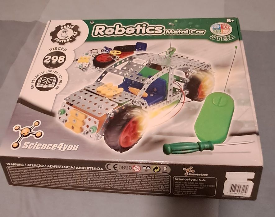 Science4you Robotics Metal Car
Constrói um carro de metal
Constrói um