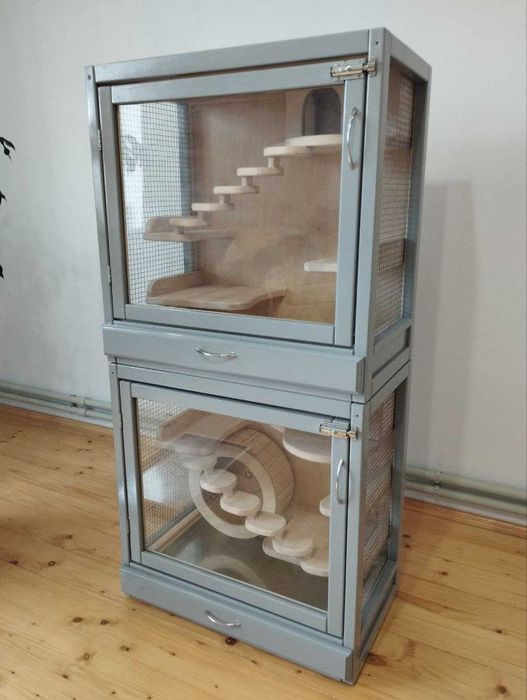 Клетка витрина для шиншиллы