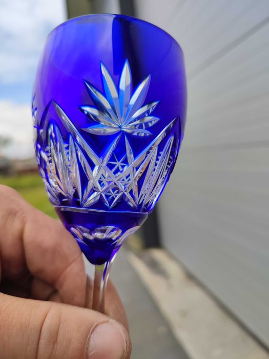 Kryształowy Kieliszek Remer Val Saint Lambert  Kolekcjonerski - Design
