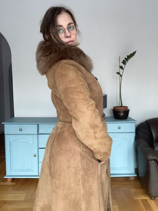 100% Kożuch naturalny - Genuine Sheepskin made in England