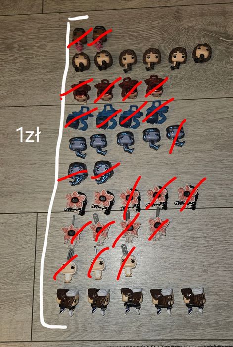 Funko pop Kinder Joy - Harry Potter, Stranger Things, DC